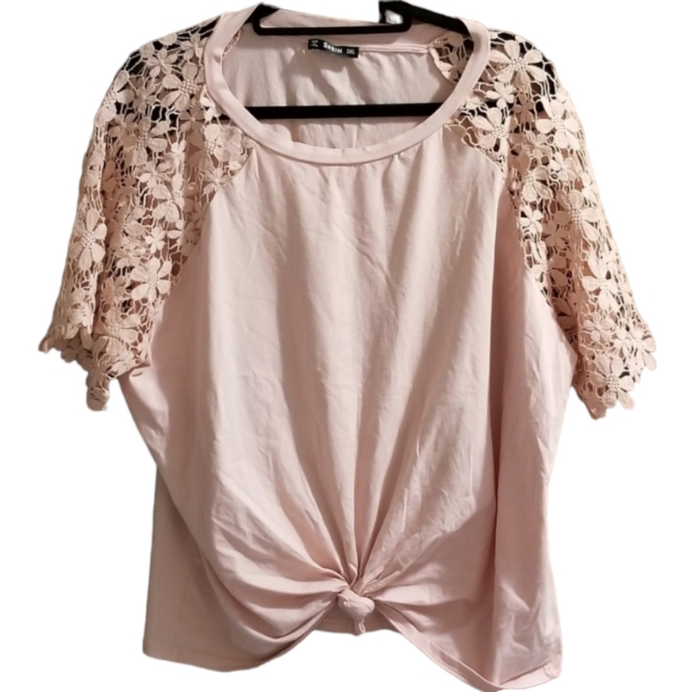 SHEIN light pink top 3XL